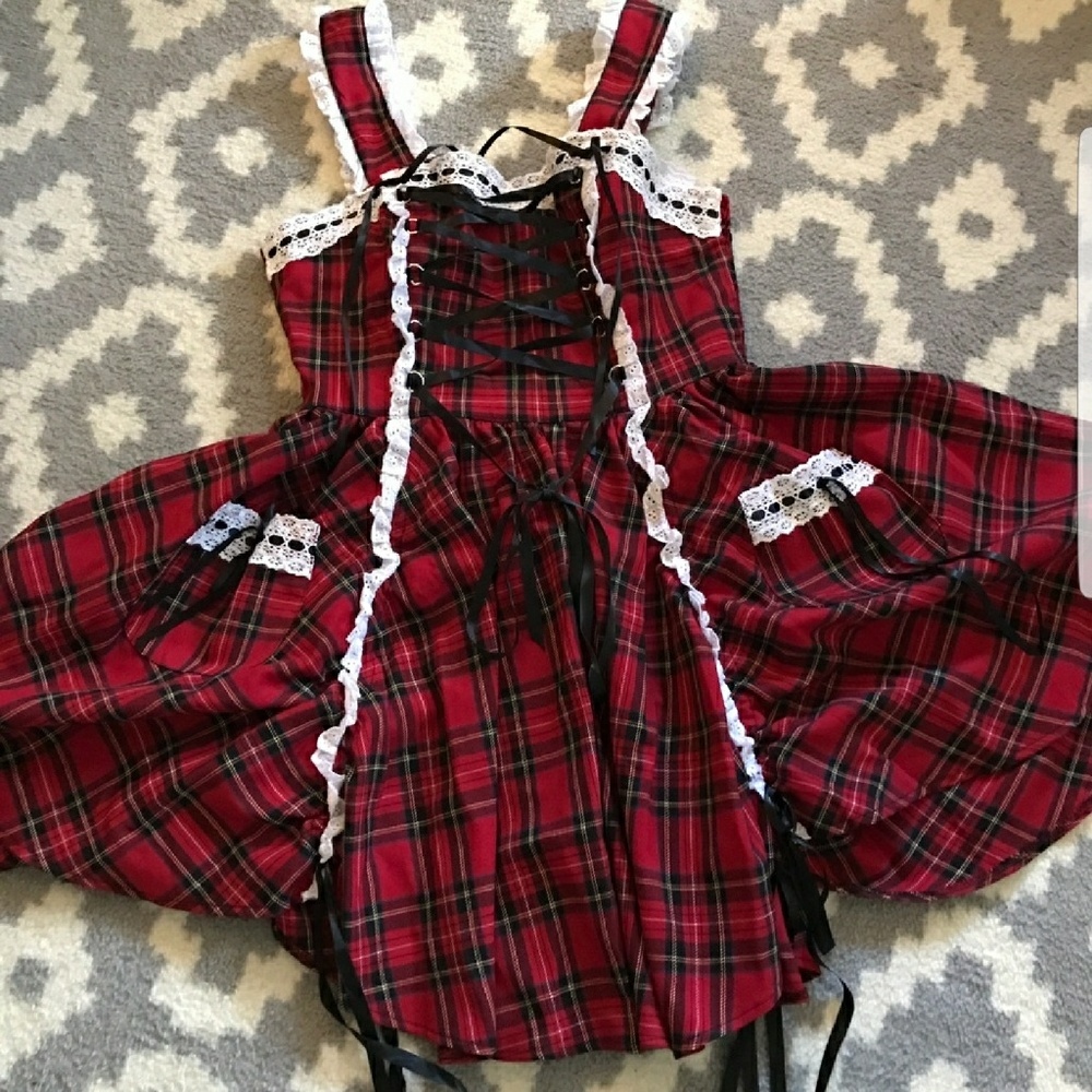 Hell Bunny Plaid Dress