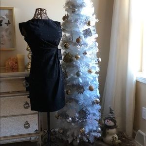 *New* The Limited Black w/ Gold Sparkles Dress