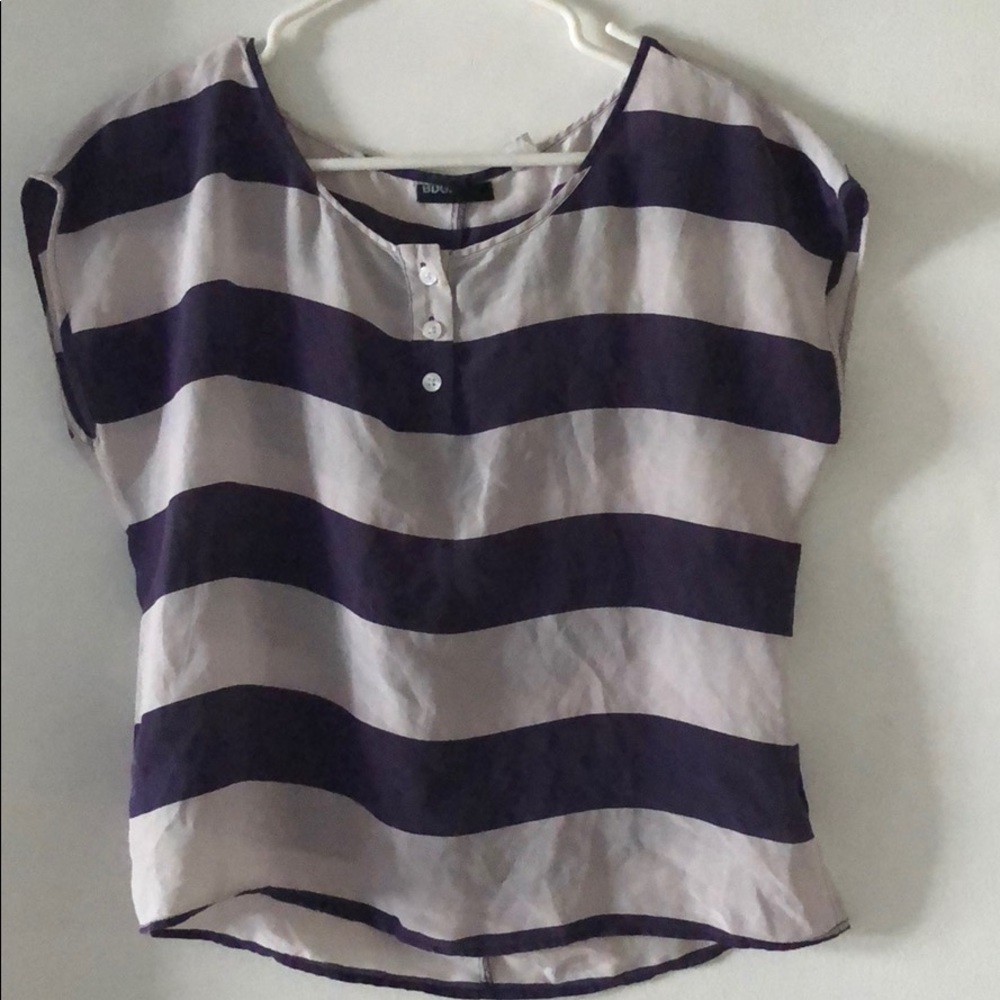2 toned panel blouse