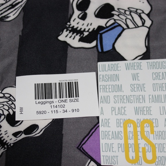 LuLaRoe OS Leggings *NEW* - Picture 3 of 3