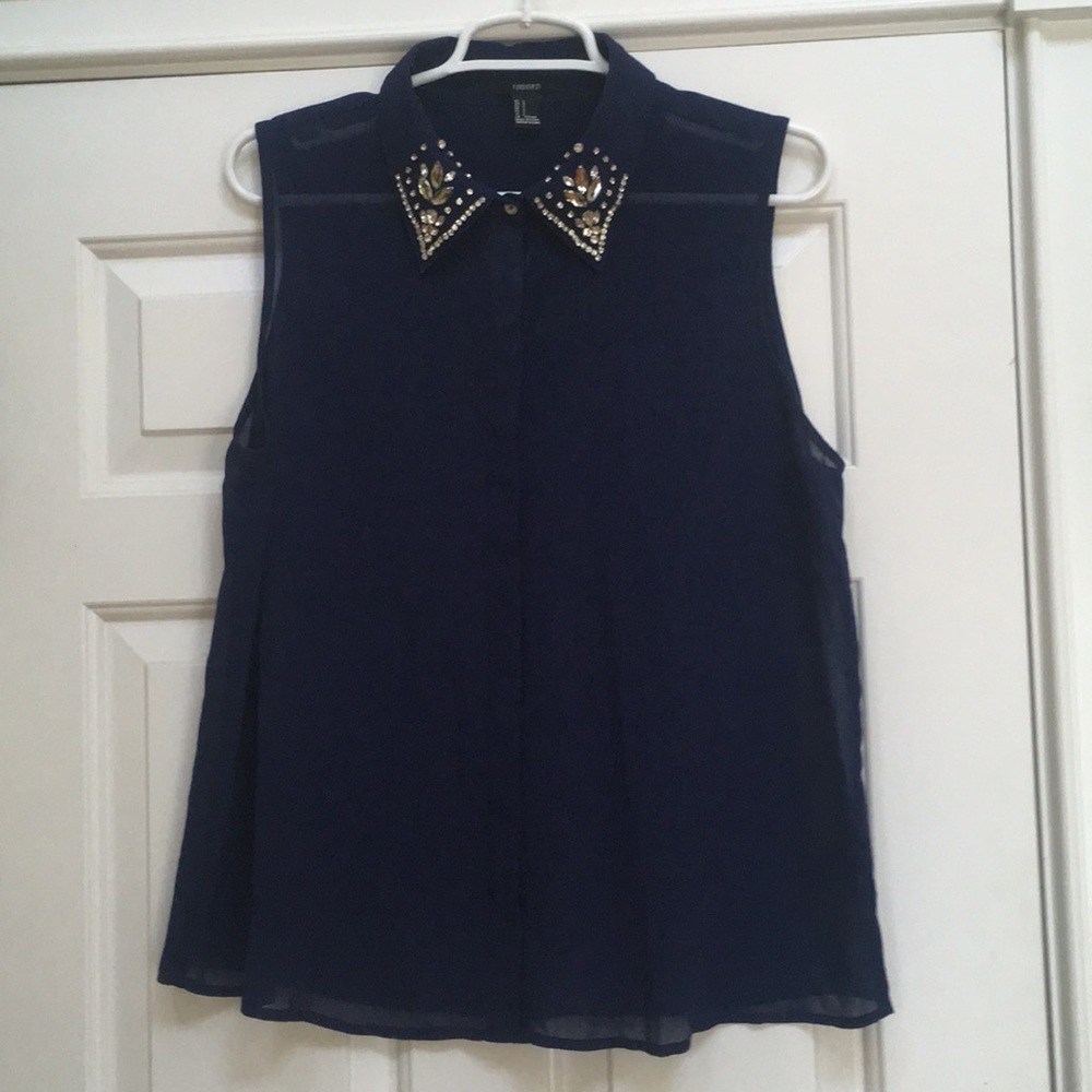 Navy Blue blouse