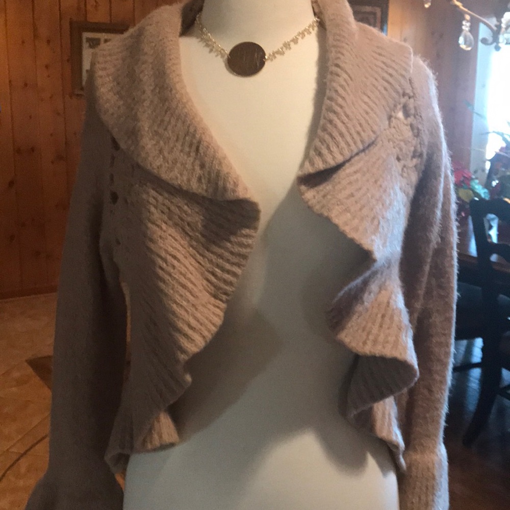 Draping cardigan
