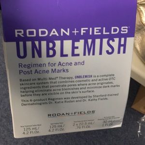 Rodan + Fields  unblemished regimen NIB