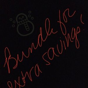 Bundle for an extra savings!!!!!