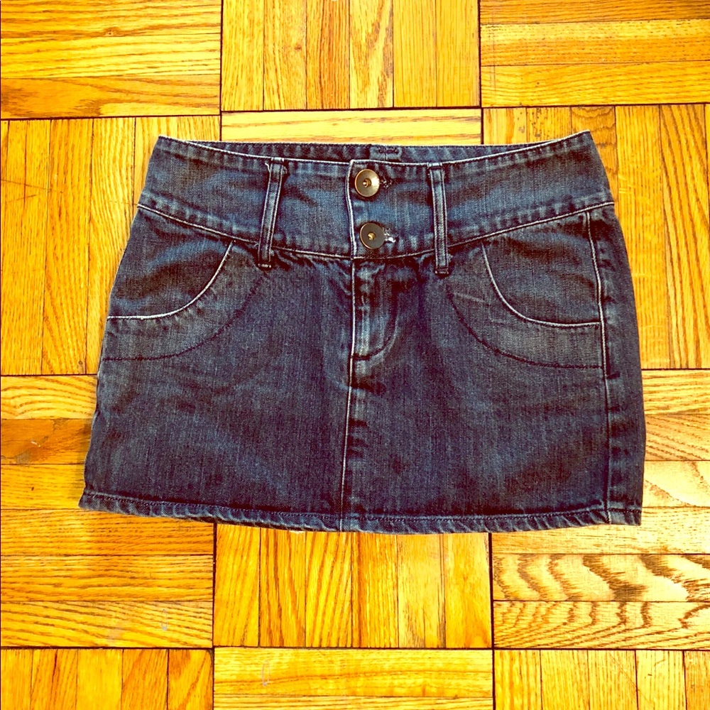Denim Mini Skirt