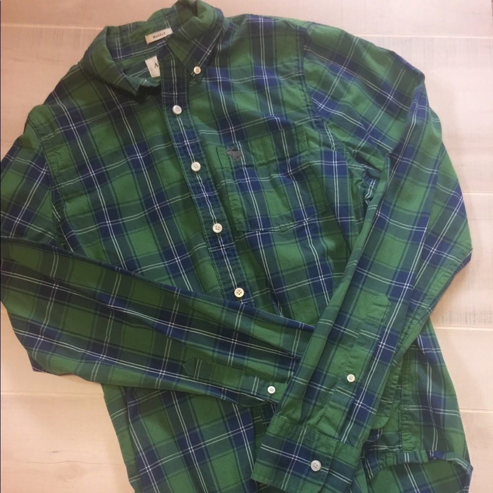 A&F ABERCROMBIE & FITCH Muscle Dress Shirt Top