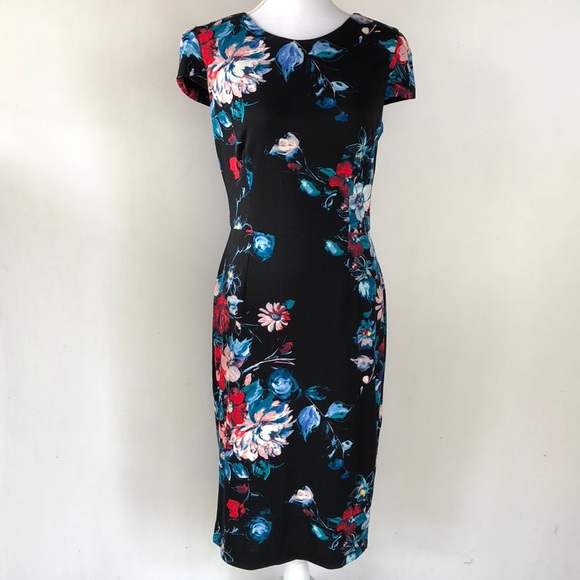 Betsey Johnson Dresses & Skirts - Betsey Johnson Black Floral Dress, 10