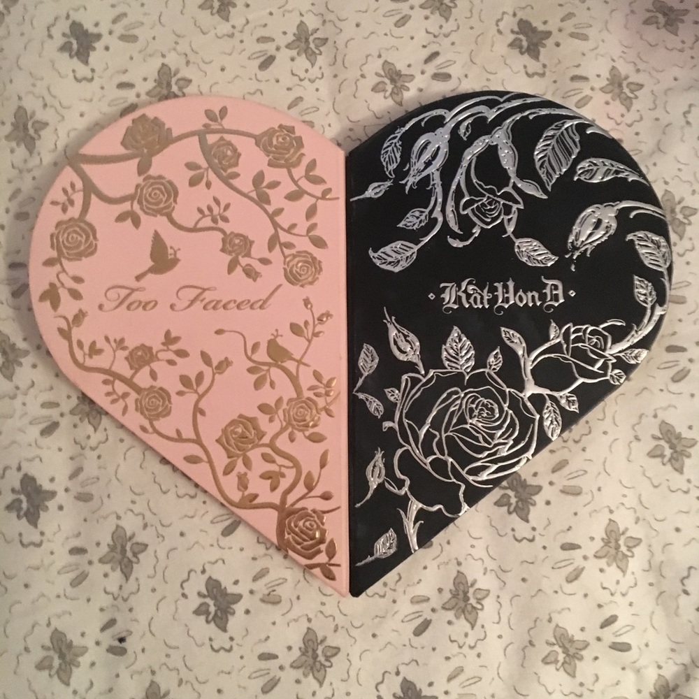 Too faced and kat von d better together palettes