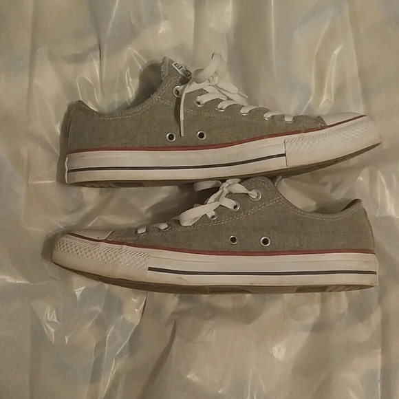grey converse red stripe
