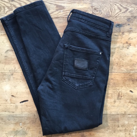 Zara Other - 💖Zara Man Black Button Up Destressed Denim Jeans