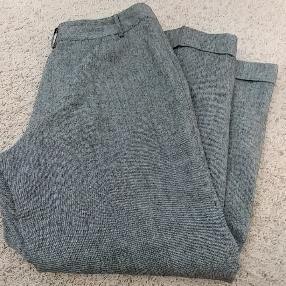 Gray and black trouser