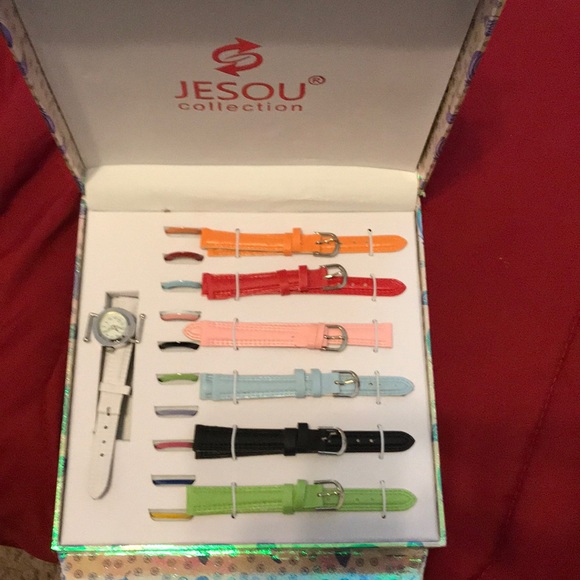 Watch bands and one watch 6 different color - Picture 1 of 2