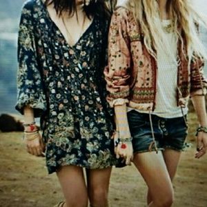 Free People Lucky Loosey Tunic Dress