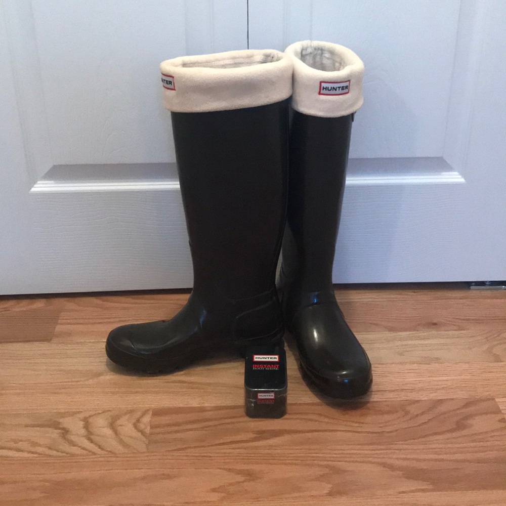 Tall Hunter Boots - Brown