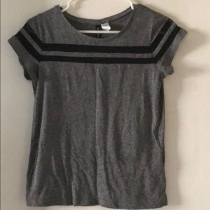 Casual Tee with sheer detail