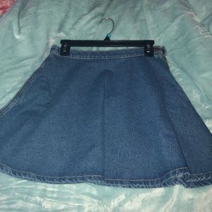 American Apparel Denim Circle Skirt