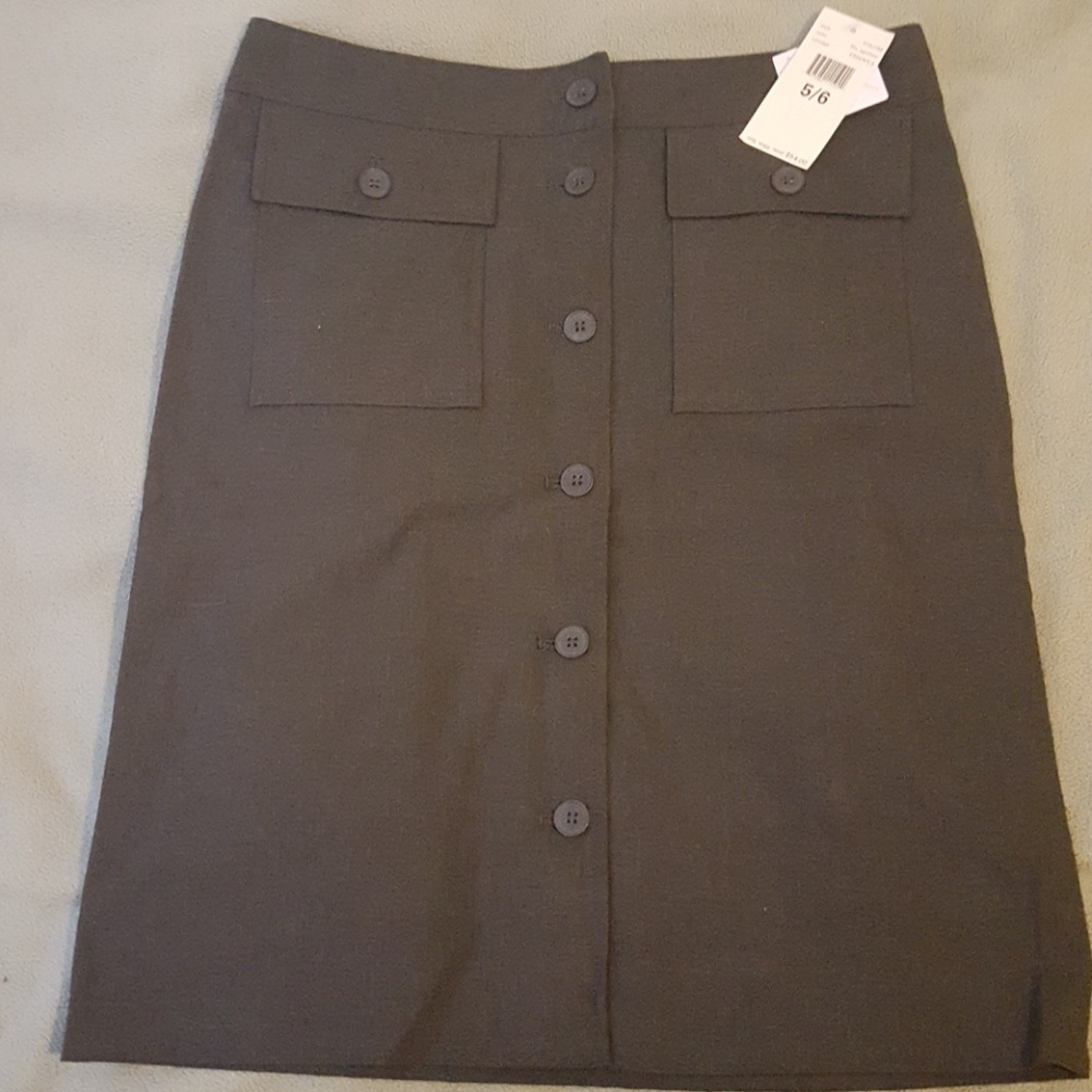 Esprit button down skirt