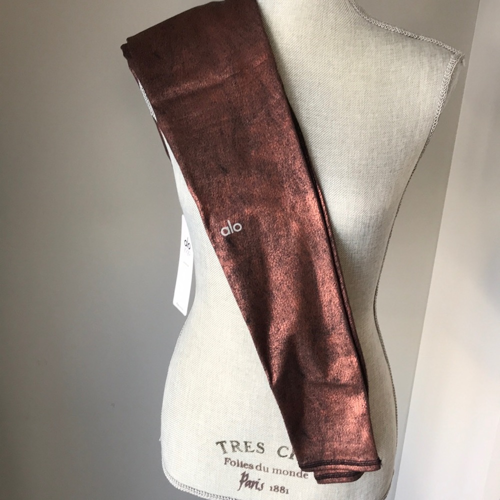 ALO High-waist Airbrush Copper Legging Highline