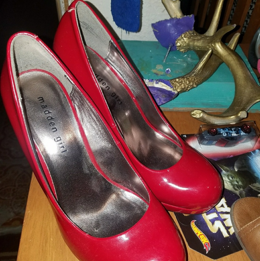 Madden girl red heels