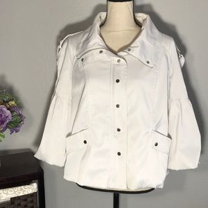 Cache Flounce Sleeve Utility Jacket