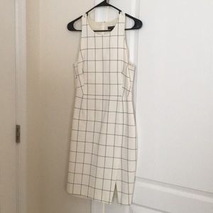 Winter white business casual dress worn once
