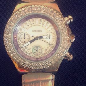 {Chico’s} Statement watch Lavender bling