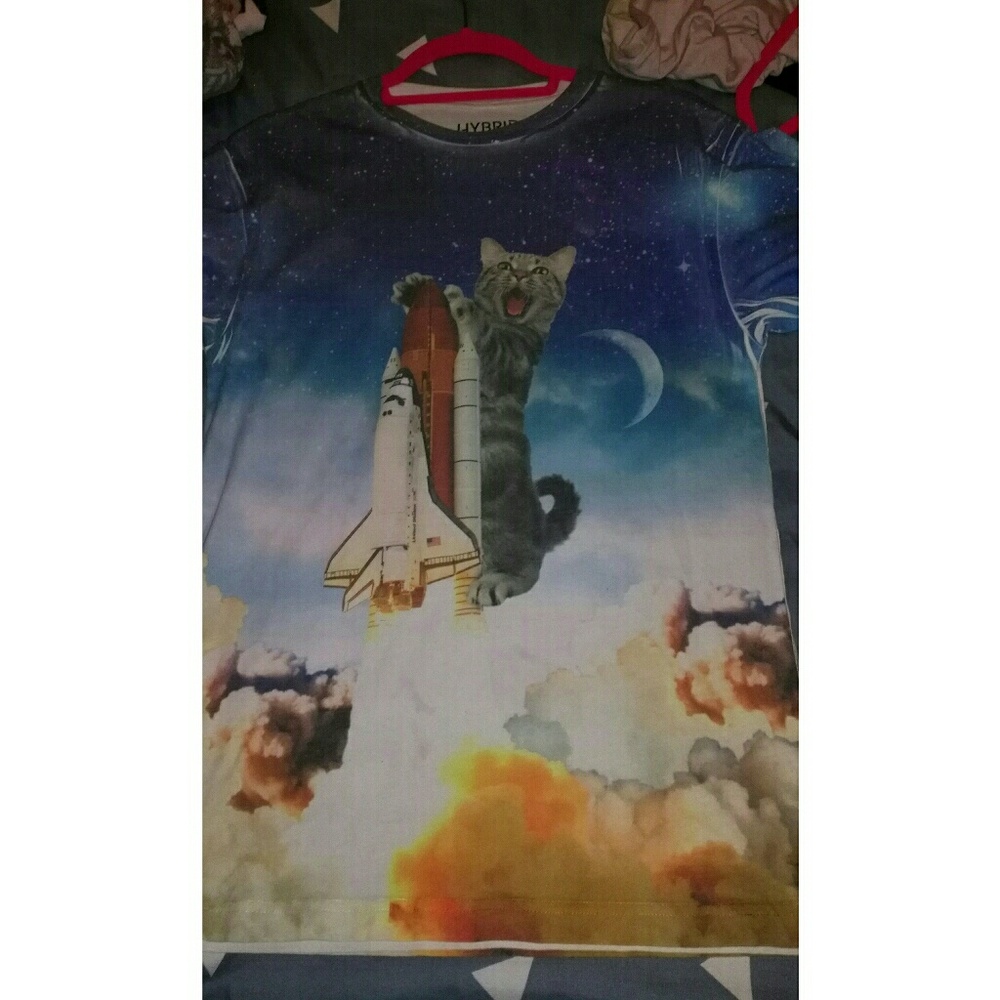 Rocket Cat T-shirt
