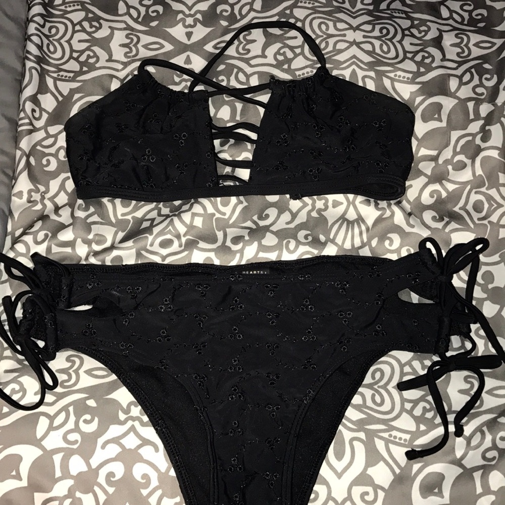 Pac Sun LA hearts bikini