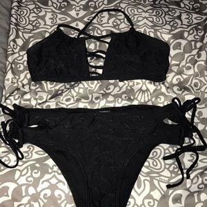 Pac Sun LA hearts bikini