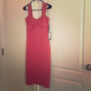 Coral summer dress