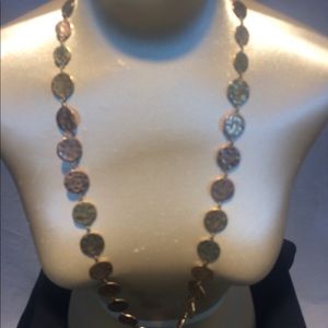 {Chico’s} Long necklace gold/bronze/copper