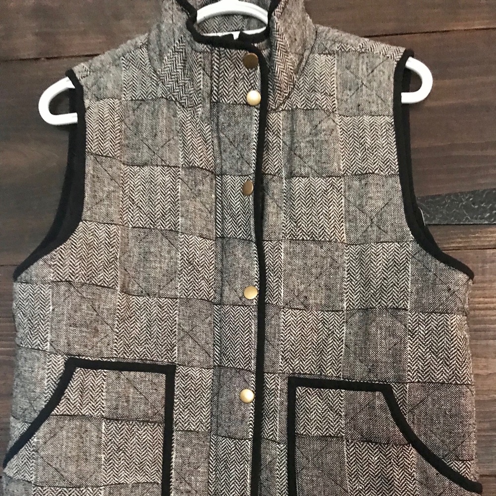 Herringbone vest