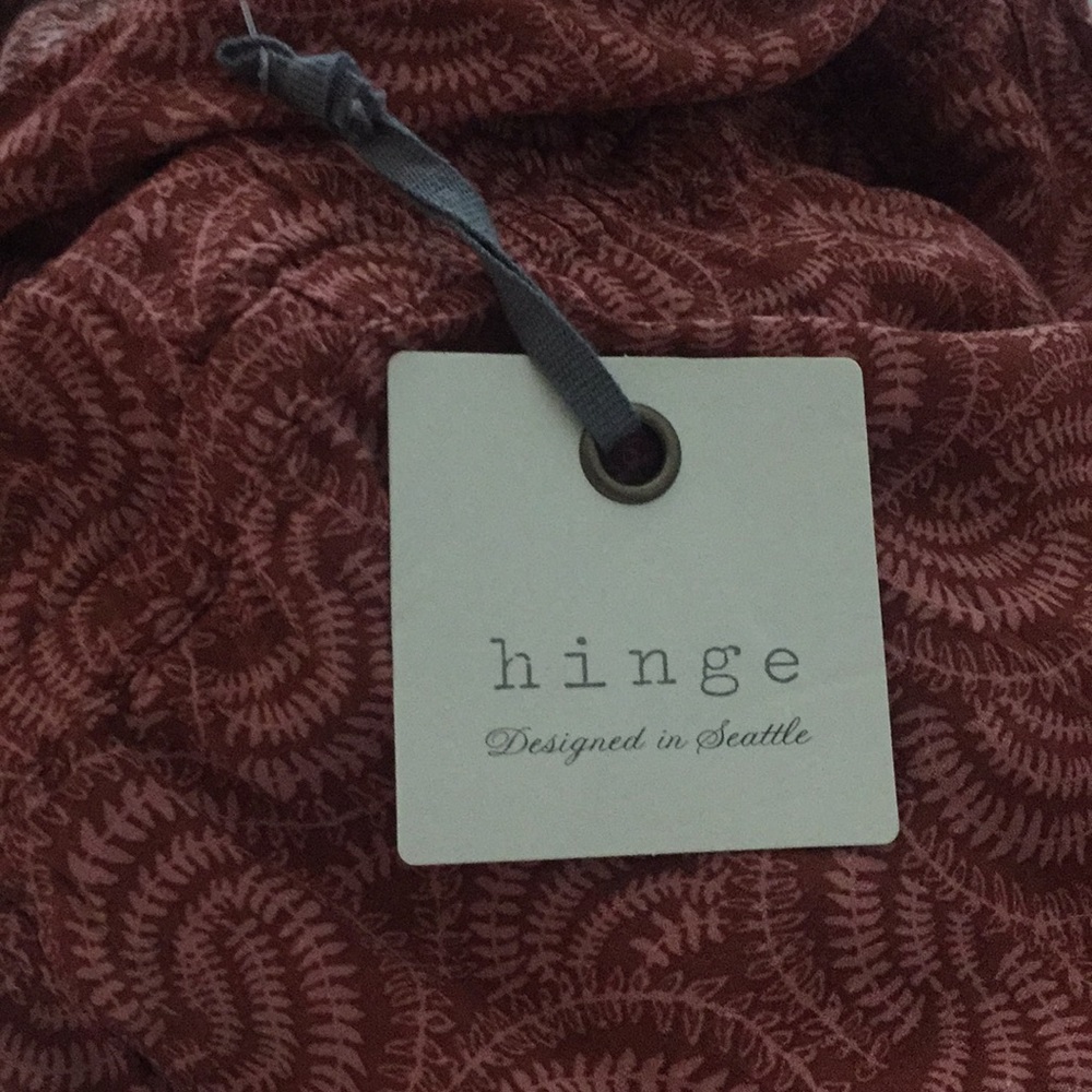 SOLD NWT Hinge Rust Henna Ferns Romper Small - Picture 7 of 7