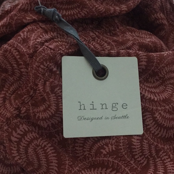 SOLD NWT Hinge Rust Henna Ferns Romper Small - Picture 7 of 7