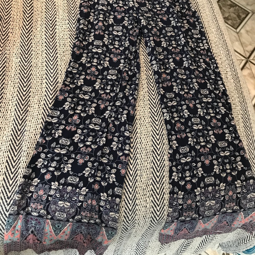 High waisted bell bottom pants