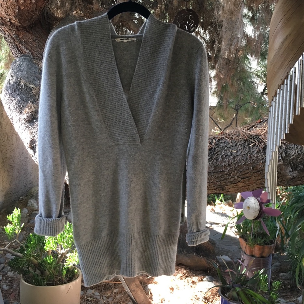 MEGA SOFT cashmere LAmade sweater tunic with hood!