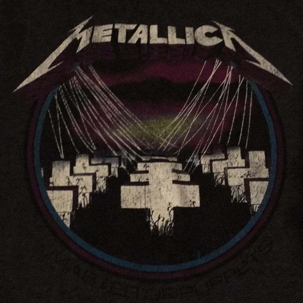 Authentic Metallica Mens T Shirt