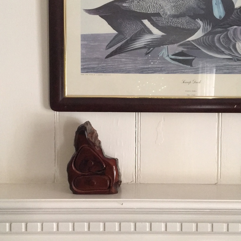 Beautiful Hand Carved Ojoche Mantle Piece