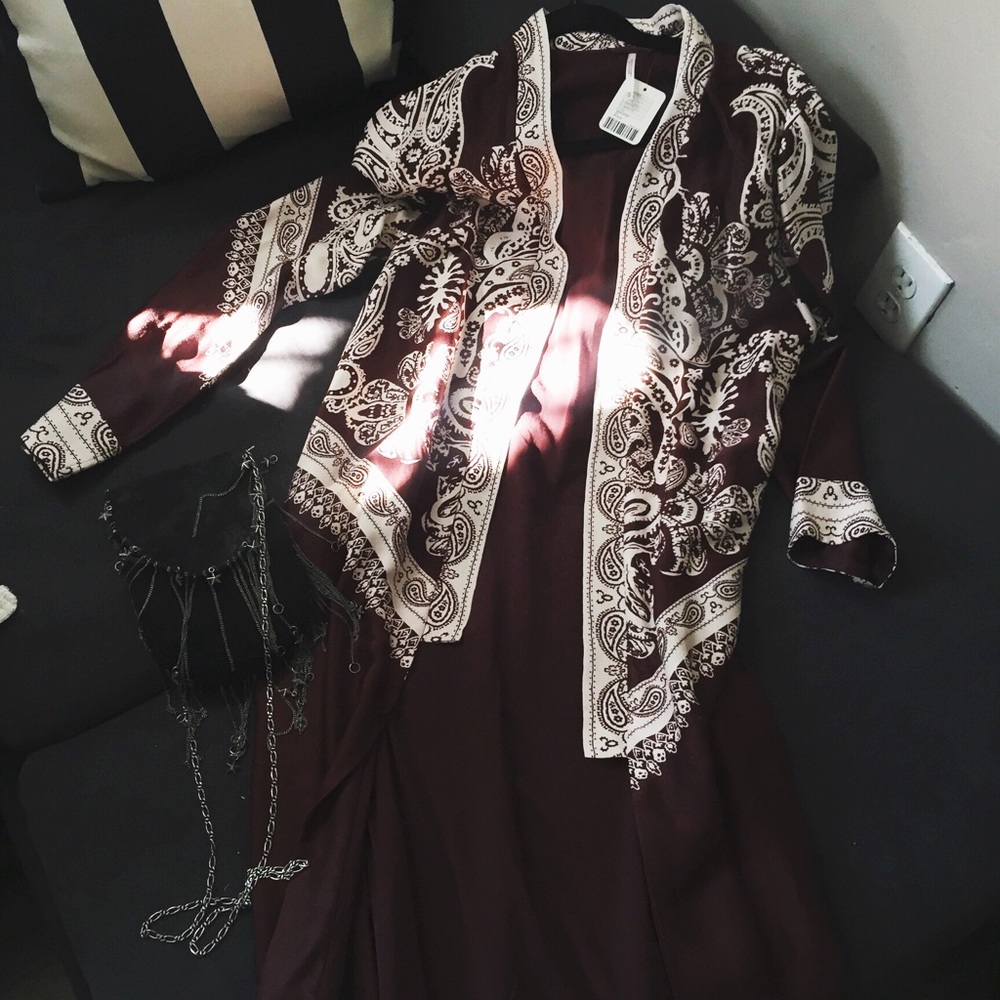Free people bandanna kimono