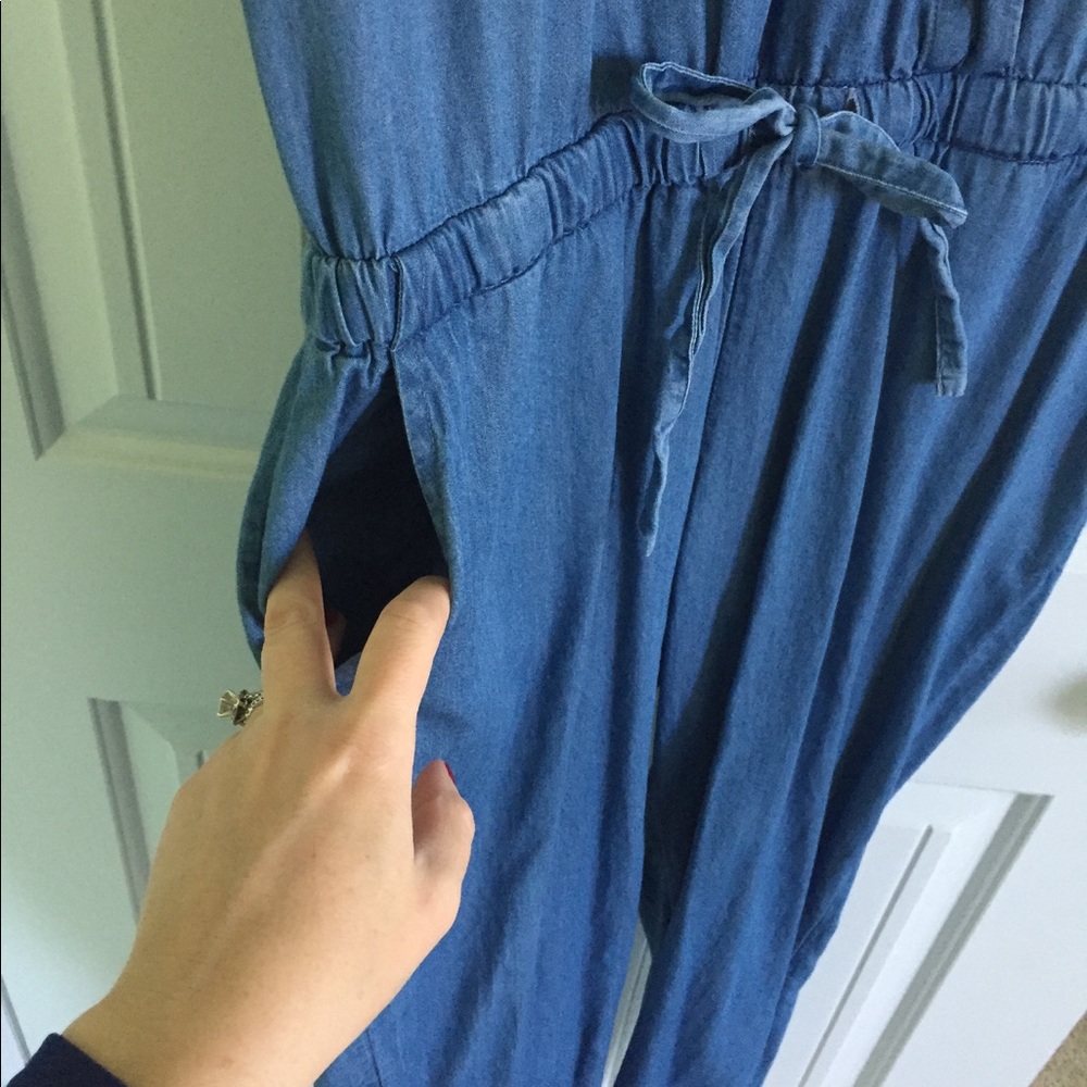 Jean pants Romper