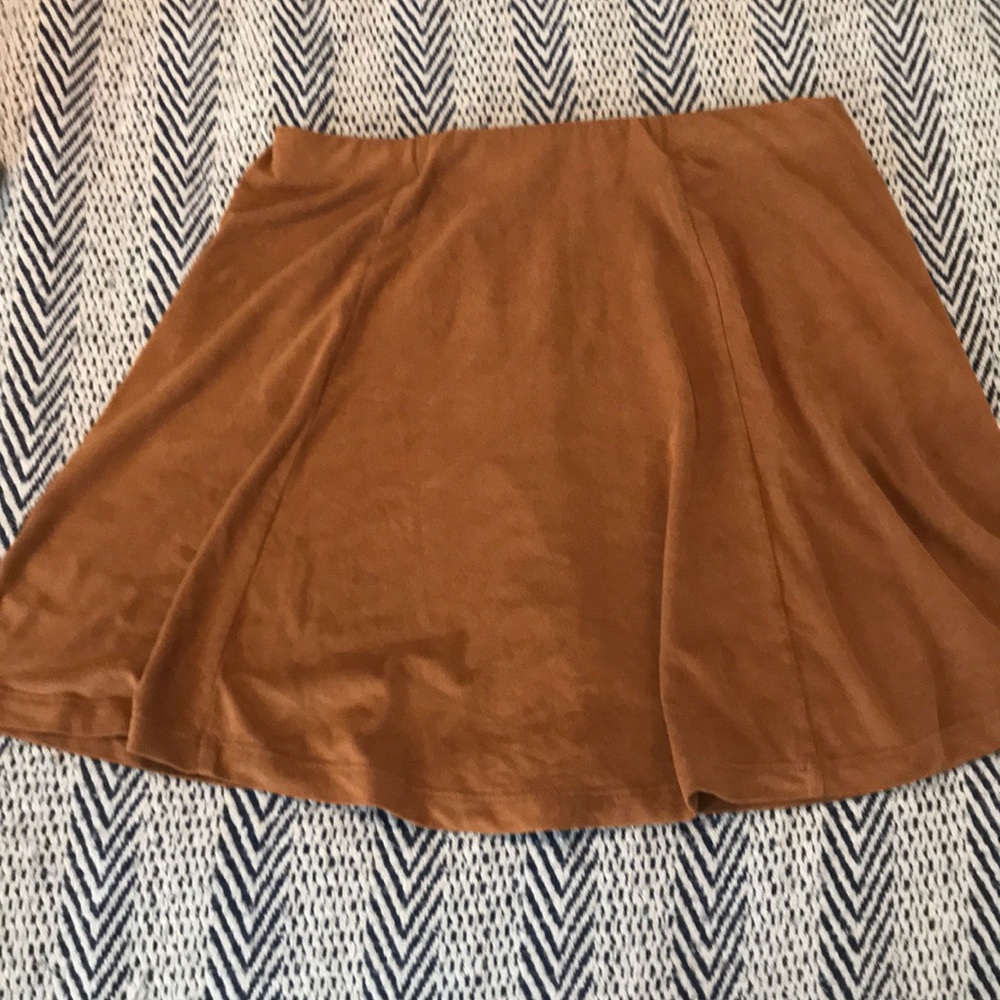 Brown skater skirt💕💕