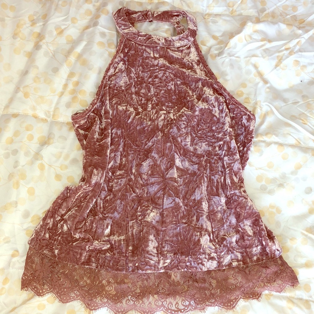 Brand New Velvet Top with tags