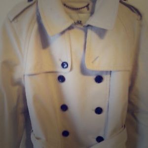 Coach classic short, double breasted trench coat