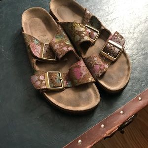 Paint Splash Birkenstocks size 38