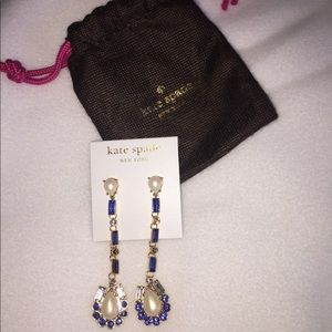 Kate Spade “Sunrise Cluster” Linear Drop Earrings