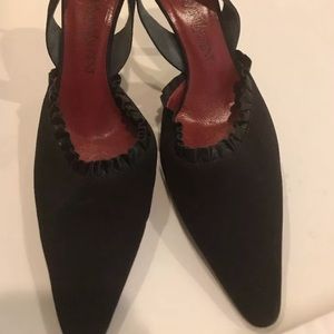 Yves saint Laurent evening sling back. 7.5