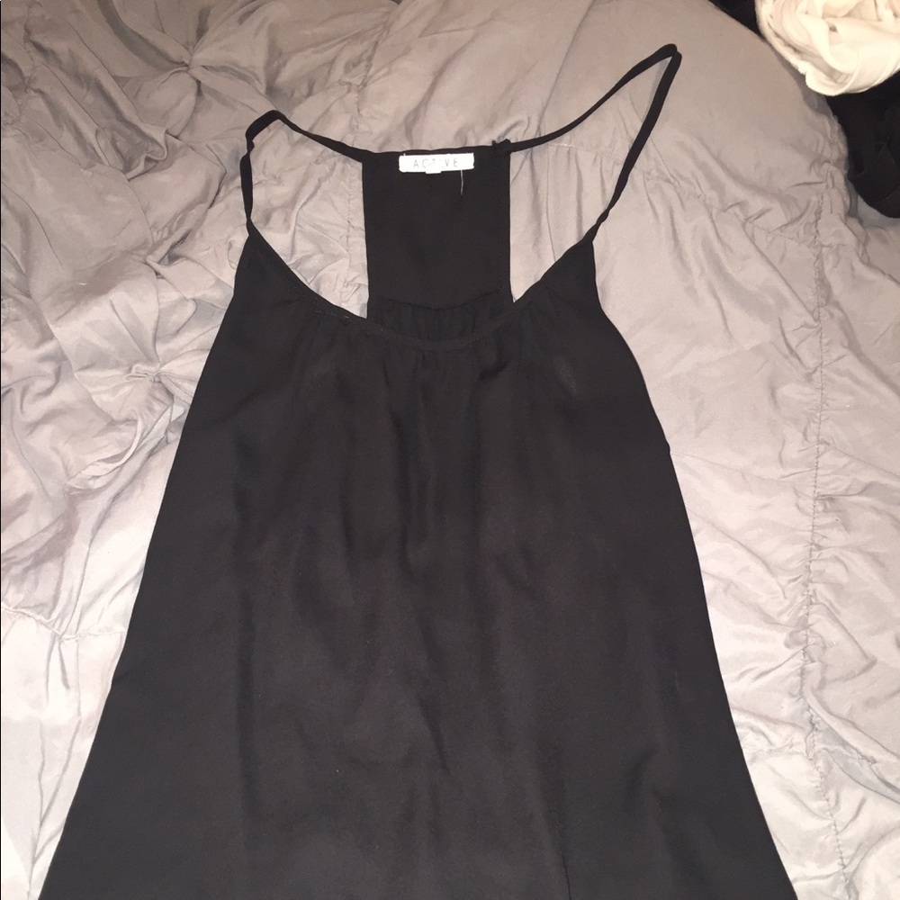 Black tank super cute