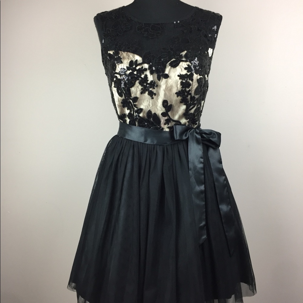 Sequin Lace Prom Cocktail Dress Josh & Jazz 5/6