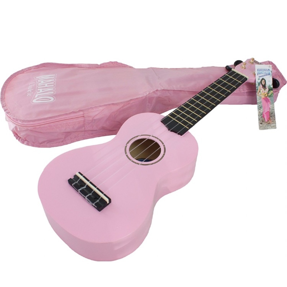 Pink Mahalo Ukulele w/ Bag