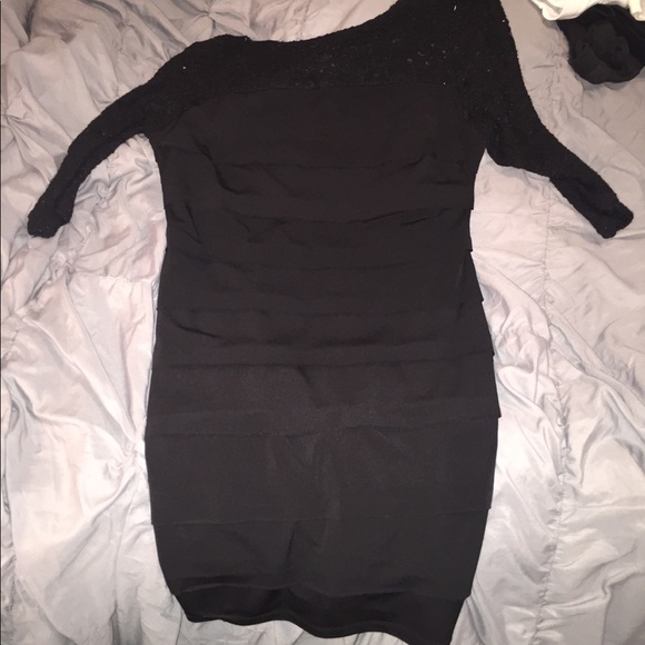 Slim black dress size 8 - Picture 1 of 3
